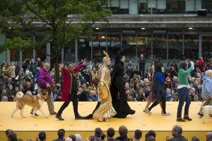 Photo of people on catwalk